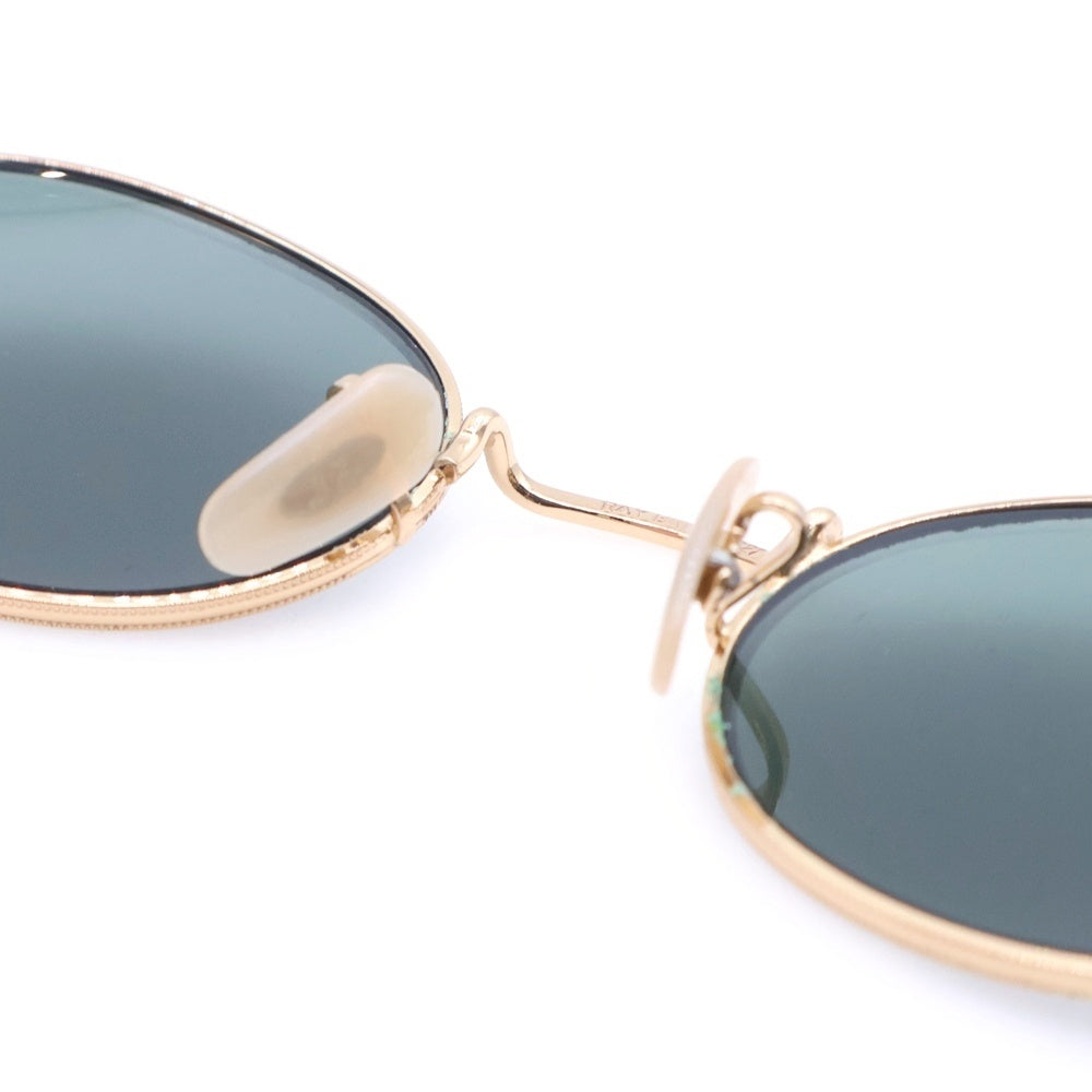 Ray Ban(レイバン) OVAL FLAT LENSES オーバルフレーム フラット ブラックレンズ サングラス メガネ ゴールド RB3547-N