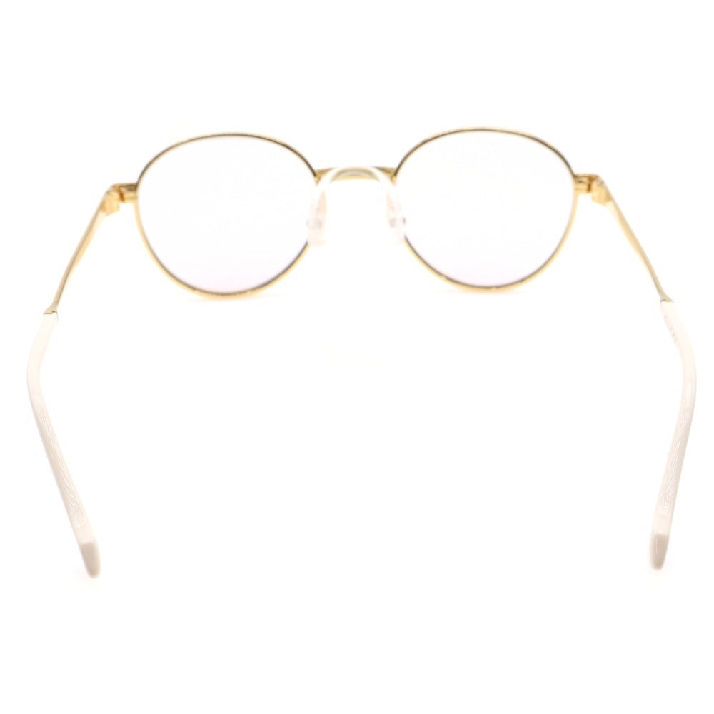 GUCCI(グッチ) ロゴ刻印 ボストンフレーム カラーレンズ サングラス メガネ ゴールド GG0872S