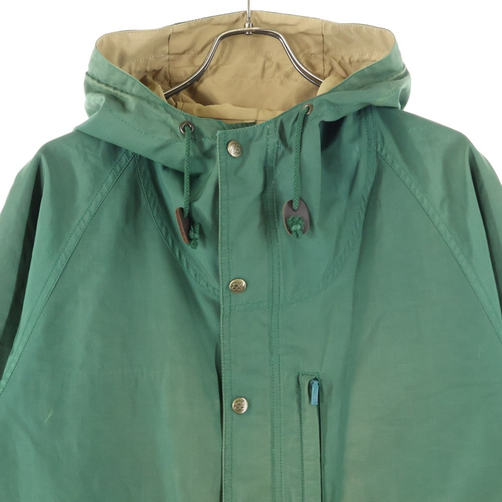 Eddie Bauer(エディバウワー) 80S 黒タグ フーデッド マウンテンパーカー ジャケット グリーン