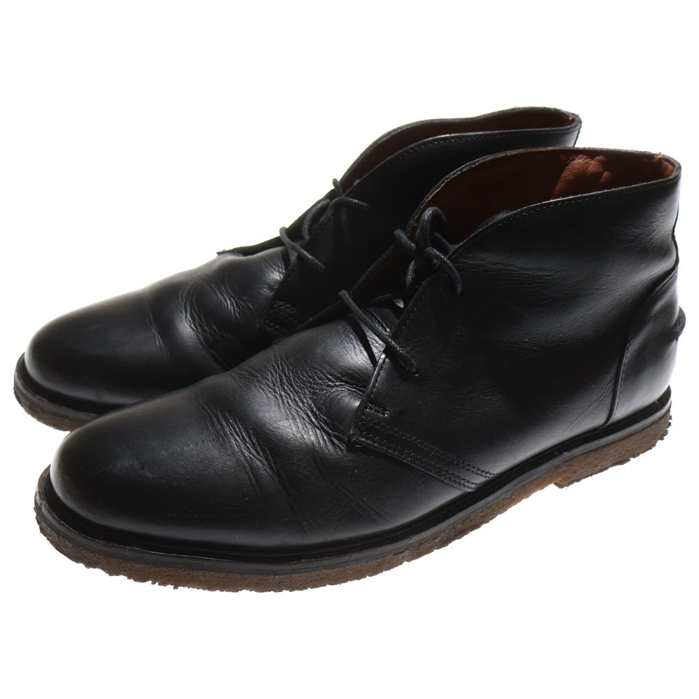 POLO RALPH LAUREN(ポロラルフローレン) Marlow Chukka Boots マロー レザー チャッカブーツ ブラック 14557 F16