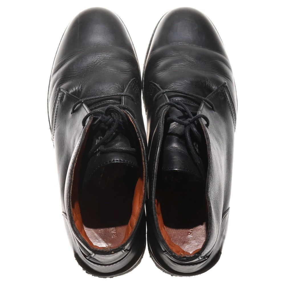 POLO RALPH LAUREN(ポロラルフローレン) Marlow Chukka Boots マロー レザー チャッカブーツ ブラック 14557 F16