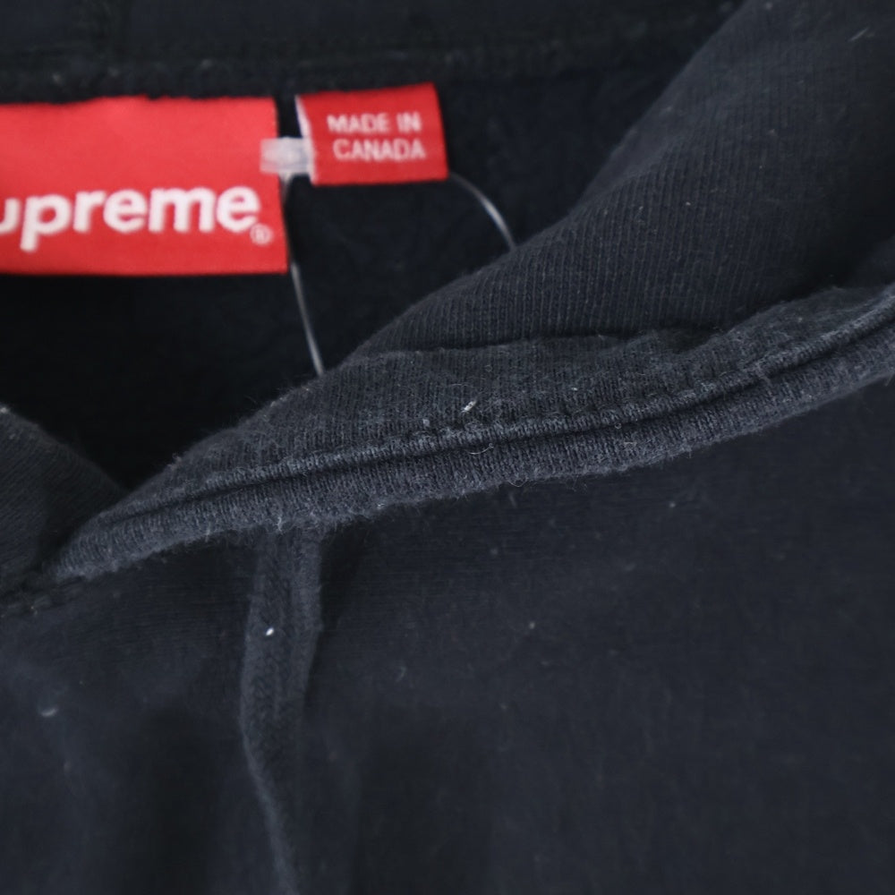 SUPREME(シュプリーム) 21SS×KAWS Chalk Logo Hooded Sweatshirt カウズ チョークボックスロゴ スウェットプルオーバーパーカー ブラック
