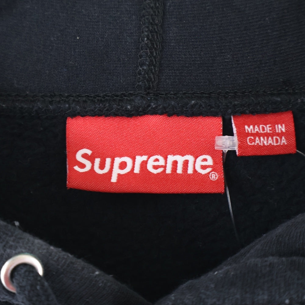 SUPREME(シュプリーム) 21SS×KAWS Chalk Logo Hooded Sweatshirt カウズ チョークボックスロゴ スウェットプルオーバーパーカー ブラック