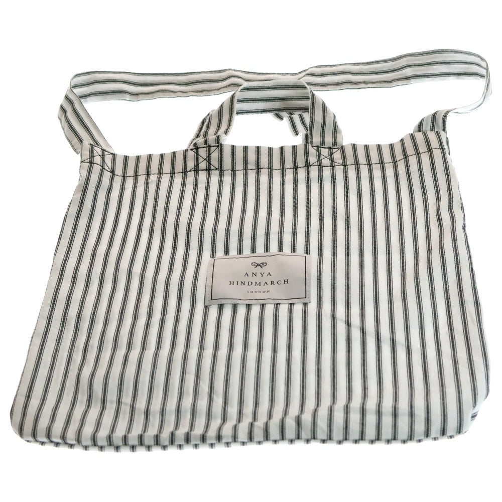 Anya Hindmarch(アニヤハインドマーチ) Mortimer モティマークラッチ 2Way レザー ショルダーハンドバッグ ホワイト