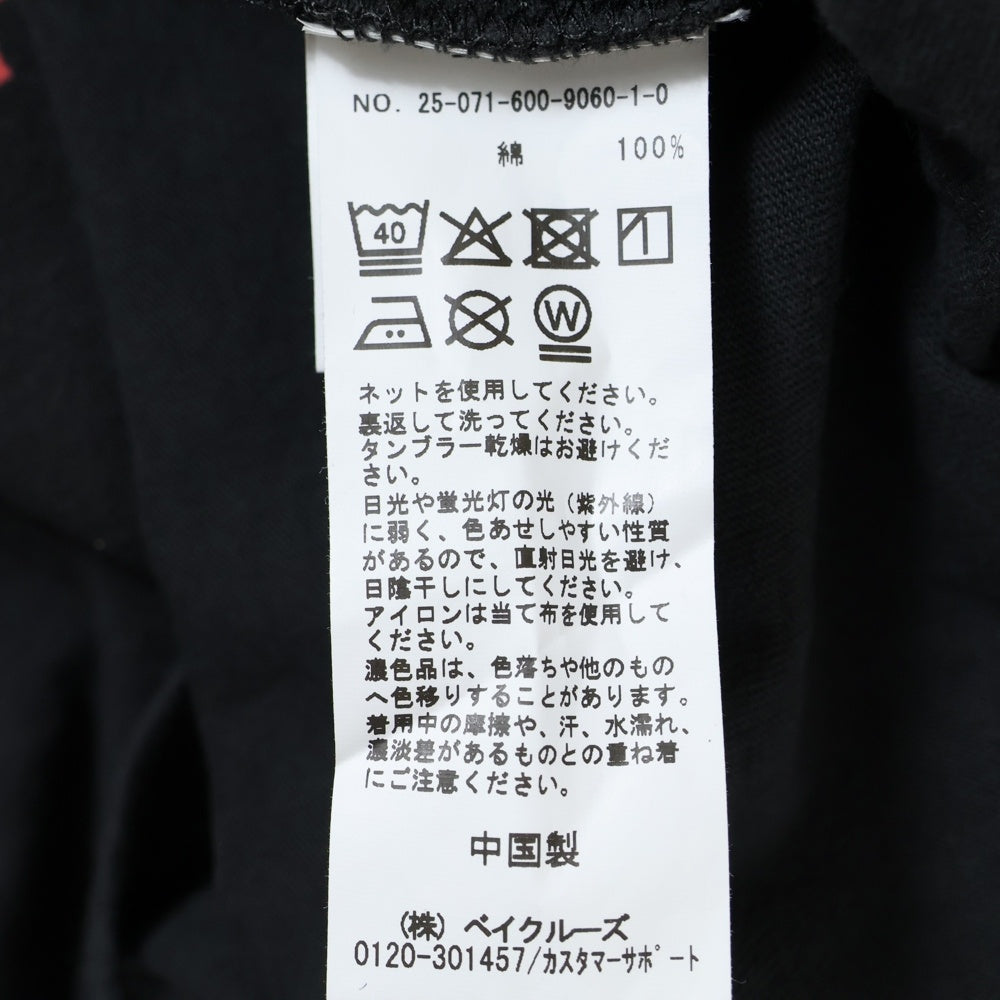 JOURNAL STANDARD(ジャーナルスタンダード) ×DISNEY FANTASIA ディズニー ファンタジア シングルステッチ クルーネック半袖プリントTシャツ カットソー ブラック 25-071-600-9060-1-0