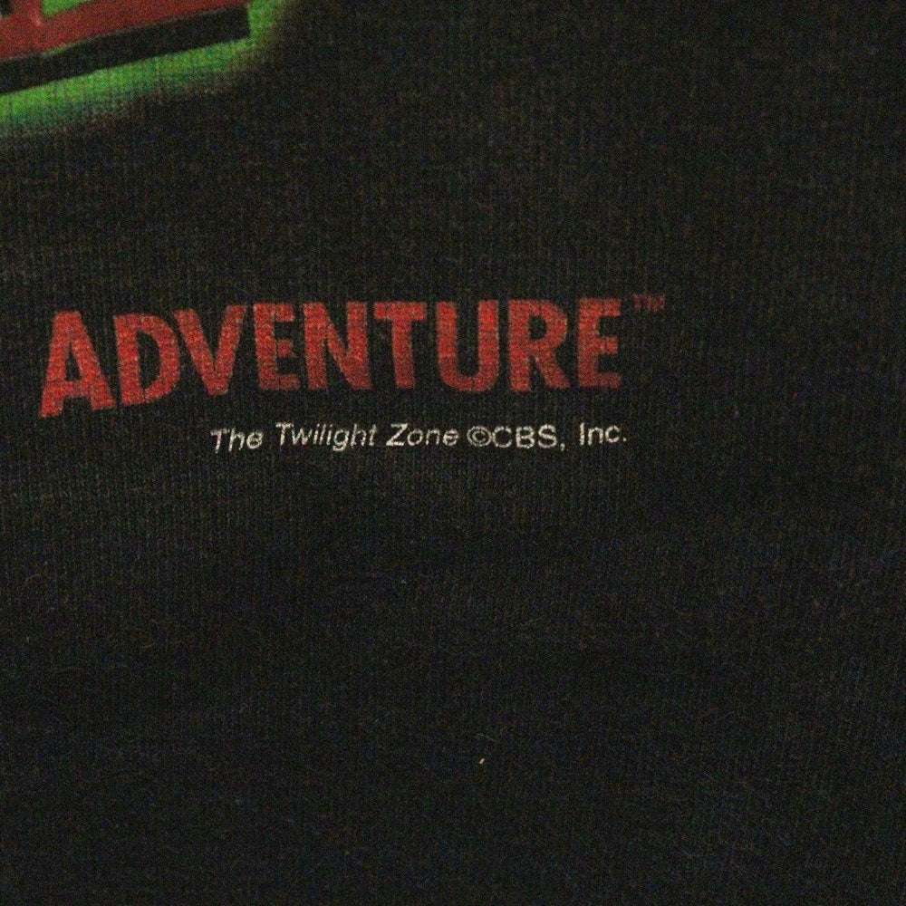 VINTAGE(ヴィンテージ) 90S VINTAGE DISNEY TOWER OF TERROR ヴィンテージ ディズニー タワー オブ テラー クルーネック半袖Tシャツ カットソー ブラック