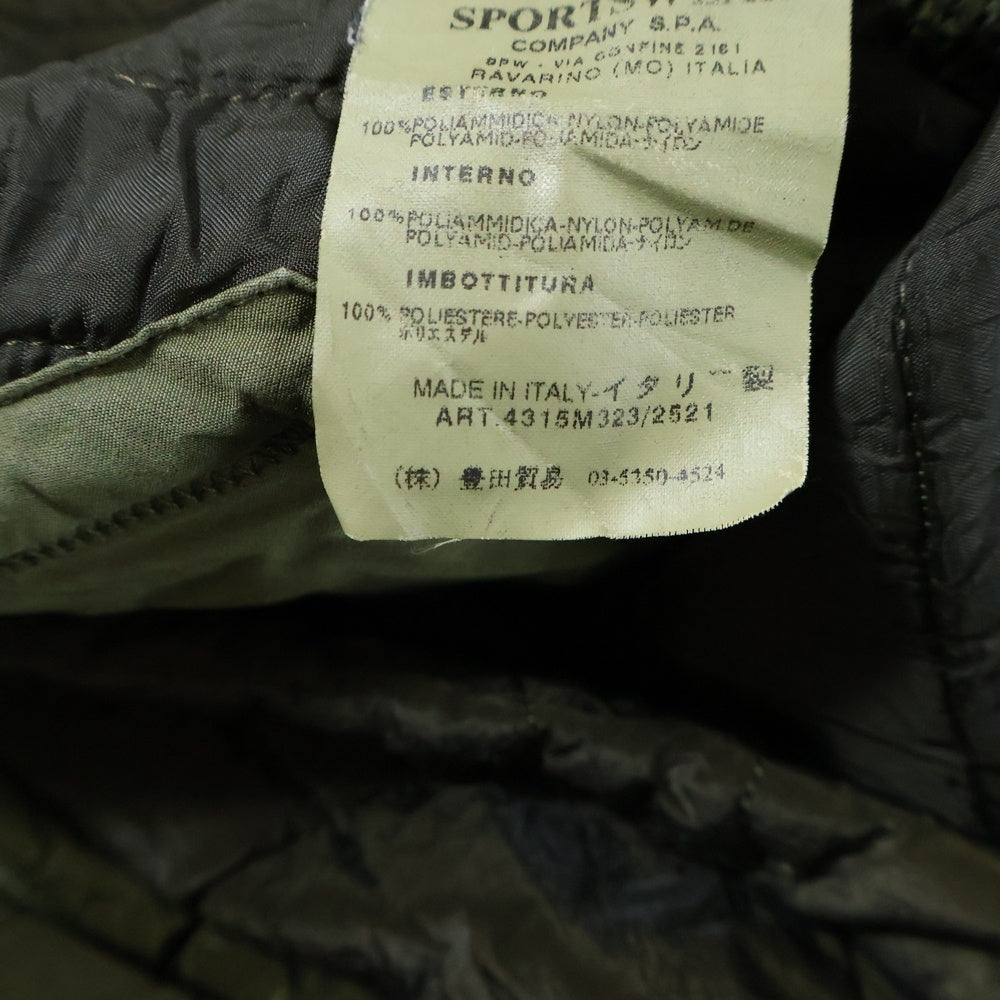 STONE ISLAND(ストーンアイランド) 05AW NYLON METAL JACKET フーデッドキルティングジャケット オリーブ