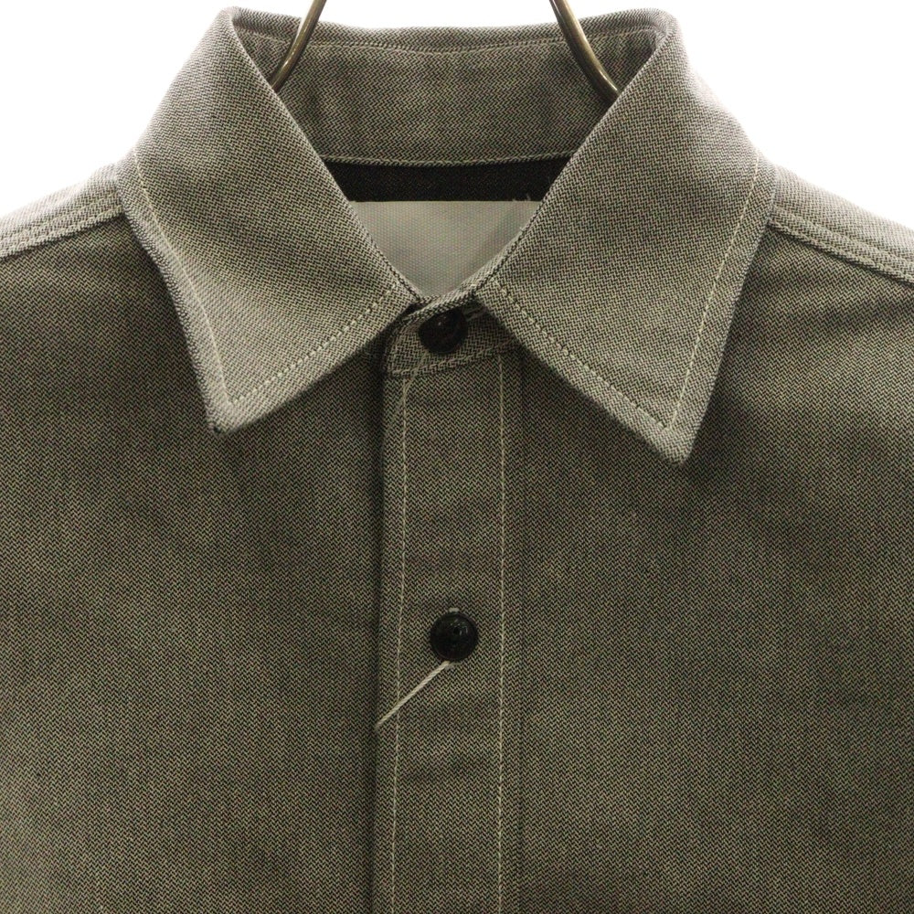 Maison Martin Margiela(メゾンマルタンマルジェラ) 24SS ポインテッドカラー 長袖 シャツ グレー S67DT0013