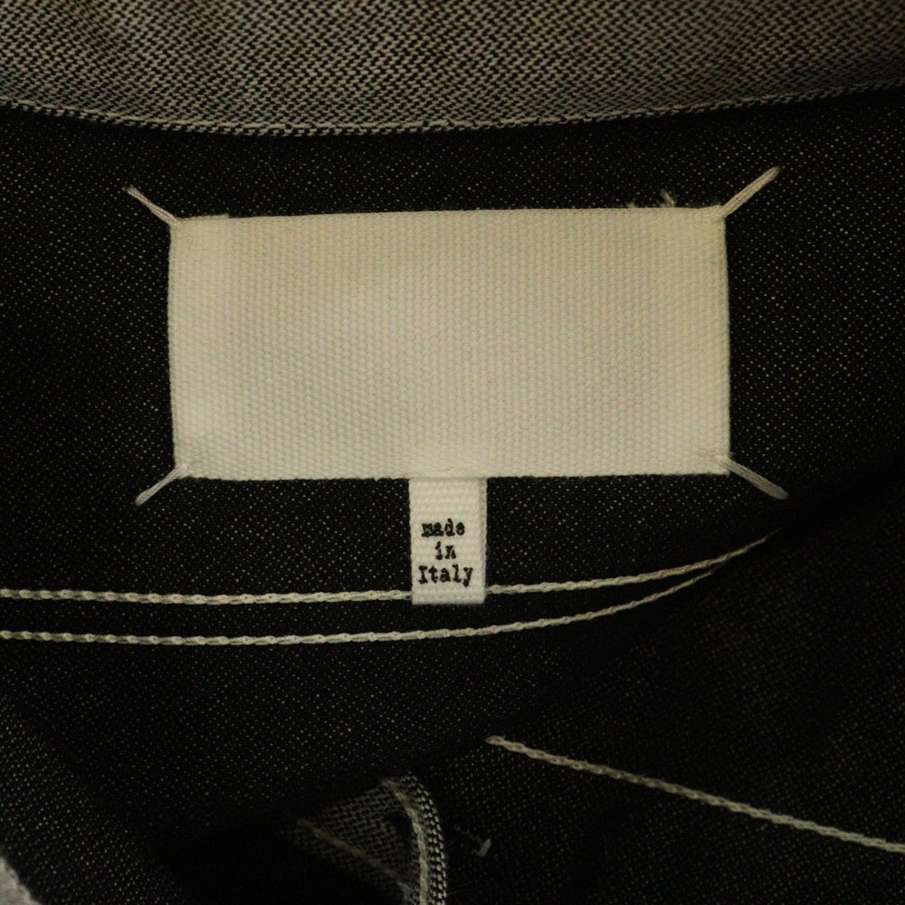 Maison Martin Margiela(メゾンマルタンマルジェラ) 24SS ポインテッドカラー 長袖 シャツ グレー S67DT0013