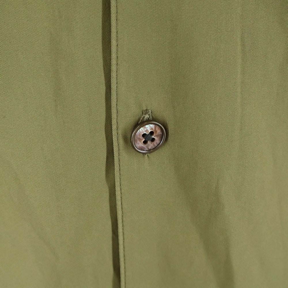 Paul Smith(ポールスミス) 胸ポケットデザイン 5B オープンカラー 半袖シャツ グリーン PY-BM-79672