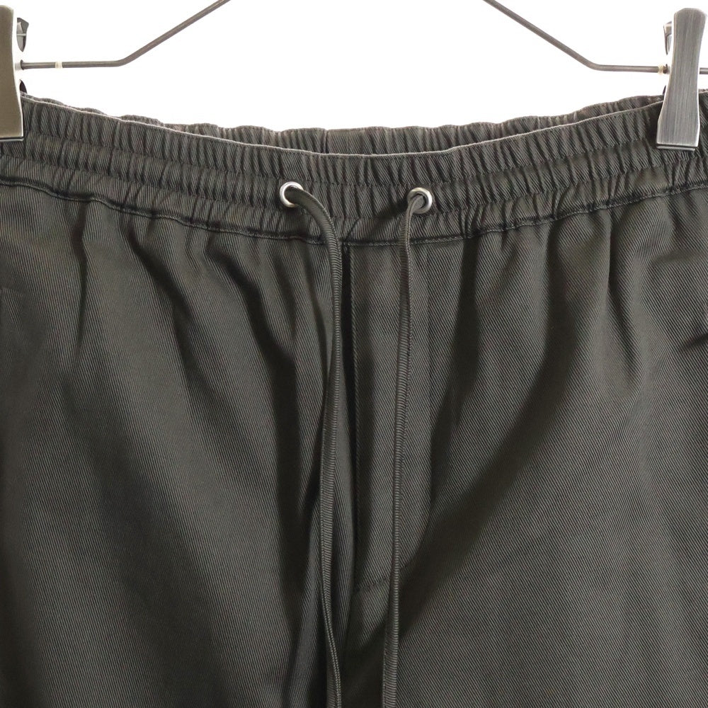 HERMES(エルメス) セリエボタン ドローストリング ジップアップ コットン ジョガーパンツ ブラウン 56512000