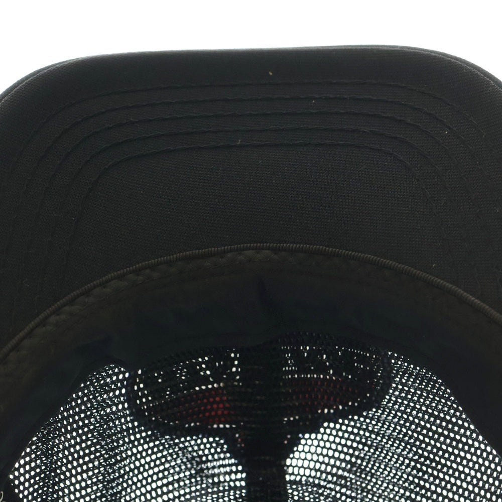 HYSTERIC GLAMOUR(ヒステリックグラマー) DYNAMITE ANGEL ダイナマイト エンジェルロゴデザイン 6パネル アジャスター メッシュキャップ ブラック 02251QH05