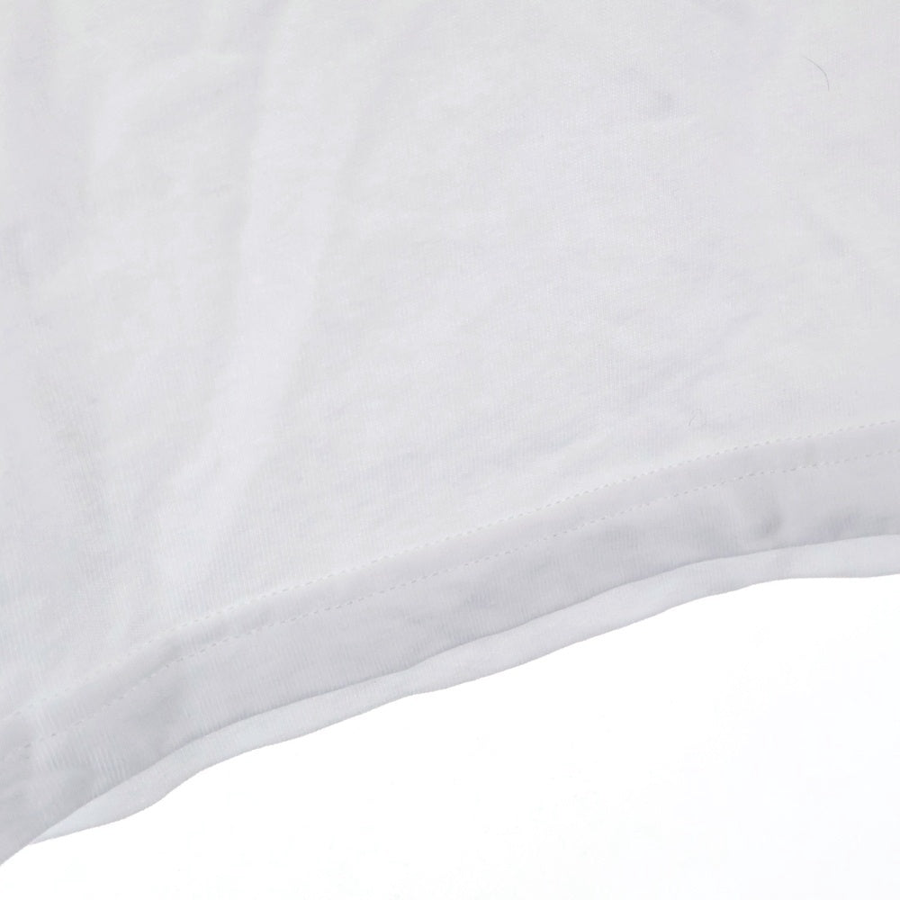 A BATHING APE(アベイシングエイプ) AAPER UNIVERSE TEE エイパー ユニバース ロゴエンブロイダリーデザイン クルーネック カットソー 半袖Tシャツ ホワイト AAPTEM1675XX0