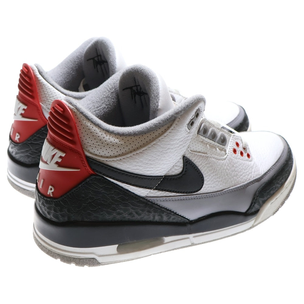 NIKE(ナイキ) AIR JORDAN 3 RETRO TINKER HATFIELD エアジョーダン3 レトロ ティンカー ハッドフィールド ミッドカットスニーカー ホワイト/ブラック US11/29cm AQ3835-160