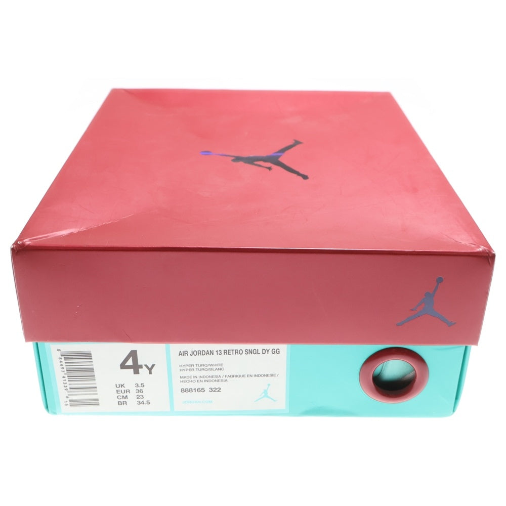 NIKE(ナイキ) AIR JORDAN 13 RETRO GG SINGLES DAY エア ジョーダン13 レトロ シングルデイ ハイカットスニーカー キッズ ブルー US4Y/23cm