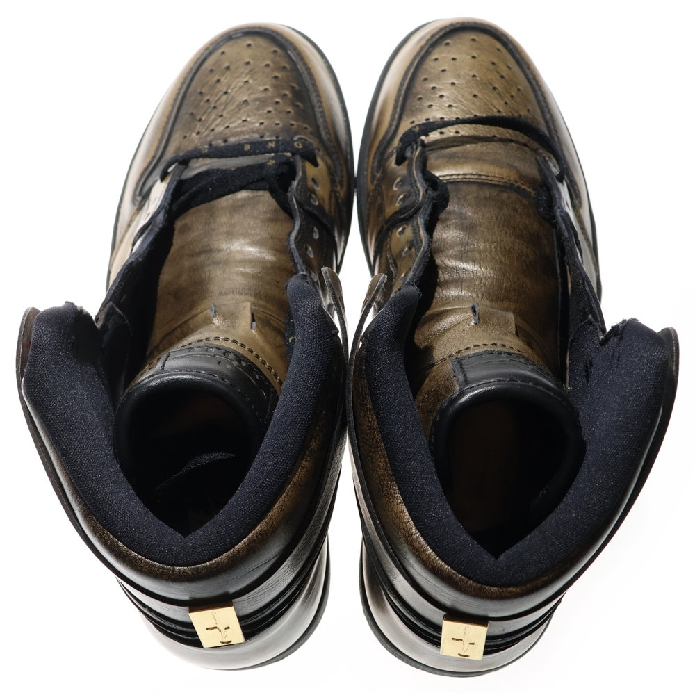 NIKE(ナイキ) AIR JORDAN 1 RETRO HIGH OG WINGS エア ジョーダン1 レトロ ウイングス ハイカットスニーカー ゴールド/ブラック US11/29cm AA2887-035