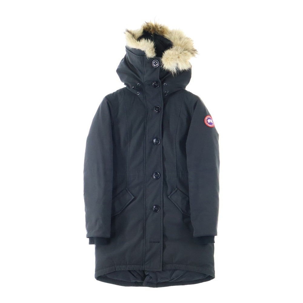 CANADA GOOSE(カナダグース) ROSSCLAIR PARKA ロスクレアパーカー ファーフーデッド ダウンジャケット ブラック 2580LA レディース