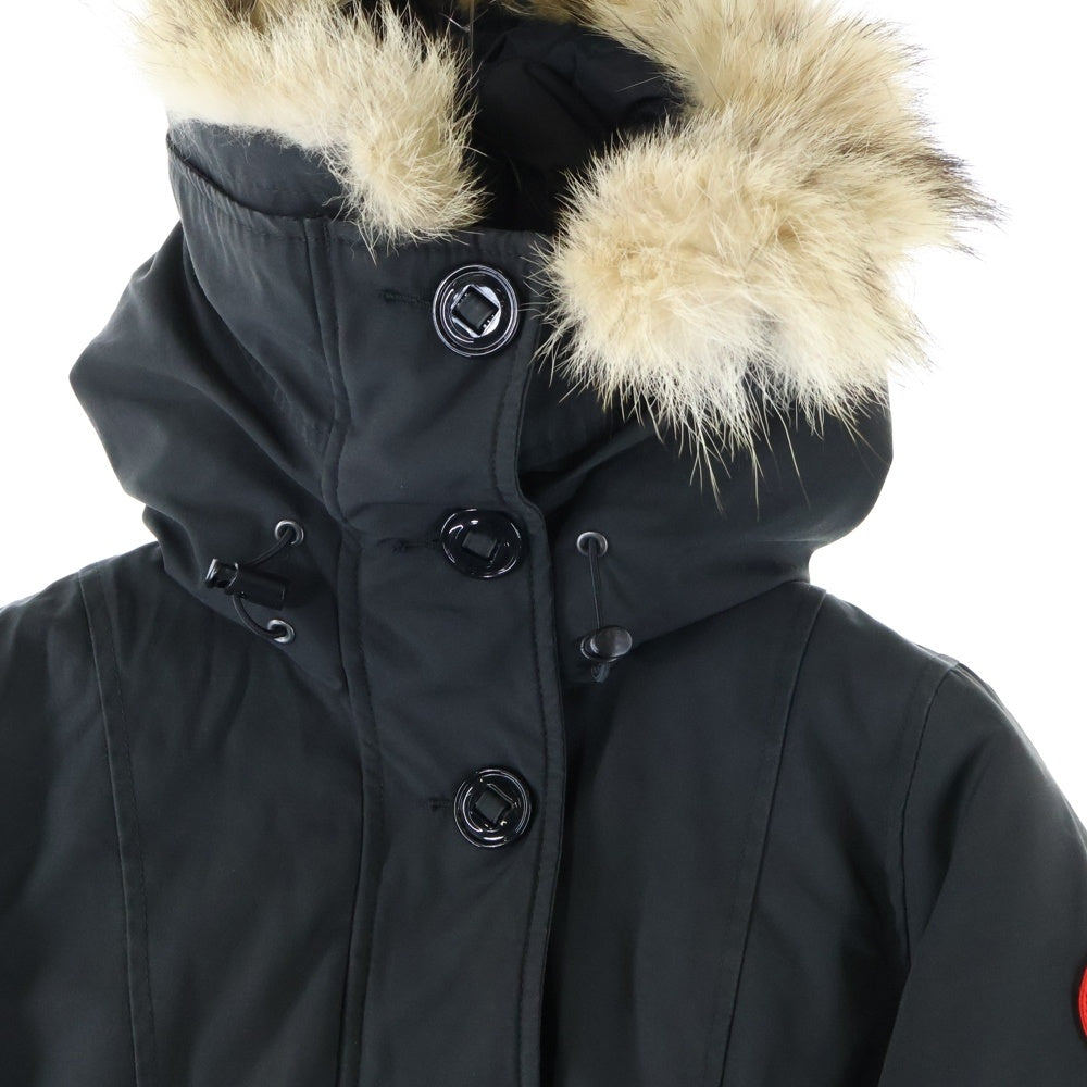 CANADA GOOSE(カナダグース) ROSSCLAIR PARKA ロスクレアパーカー ファーフーデッド ダウンジャケット ブラック 2580LA レディース