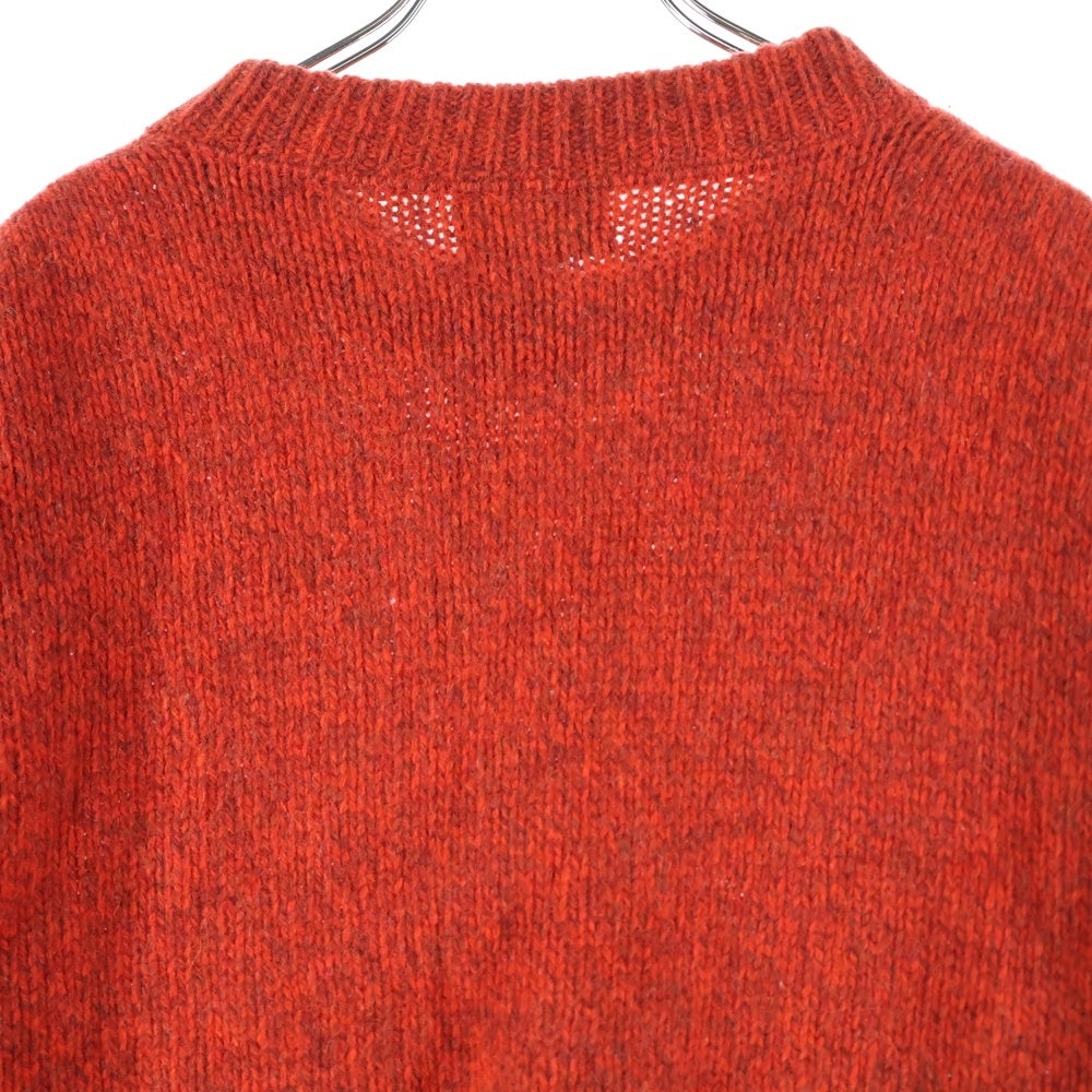 L.L.Bean(エルエルビーン) 70S～80S VINTAGE ヴィンテージ 鹿の子 ウール ニット セーター レッド