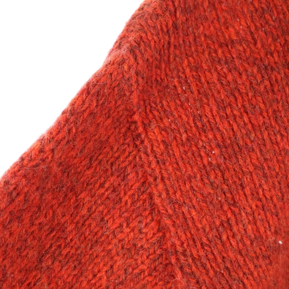 L.L.Bean(エルエルビーン) 70S～80S VINTAGE ヴィンテージ 鹿の子 ウール ニット セーター レッド