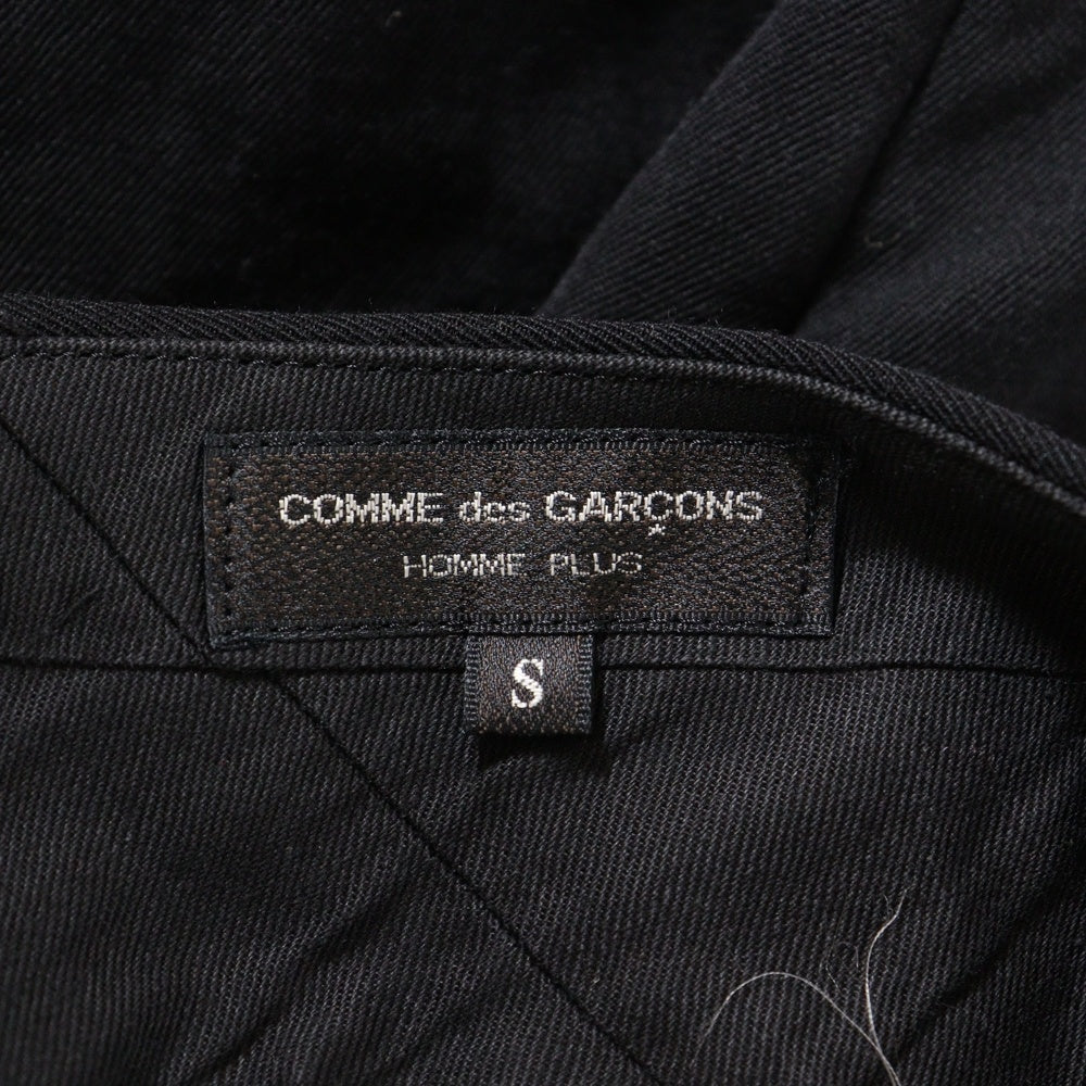 COMME des GARCONS HOMME PLUS(コムデギャルソンオムプリュス) マルチポケット 2タック ジップアップ ウール スラックスパンツ ブラック PP-05038S