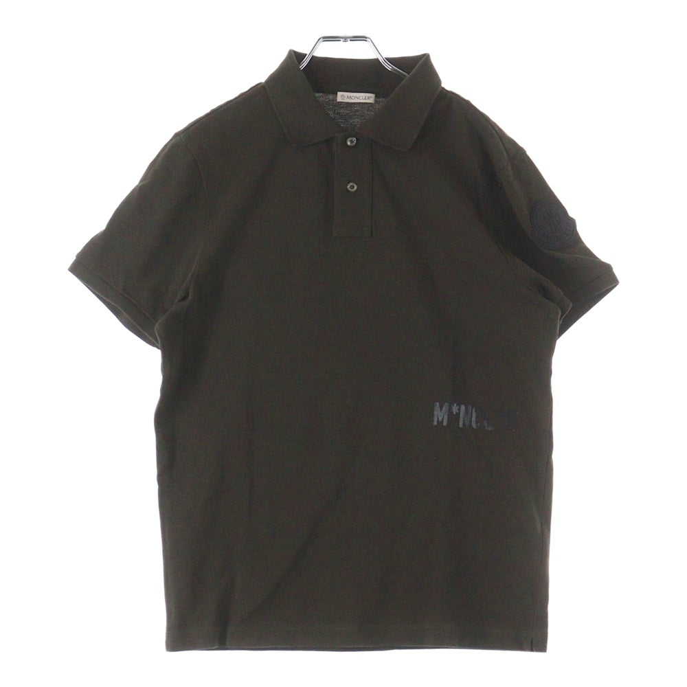 MONCLER(モンクレール) 19SS MAGLIA POLO MANICA CORTA RESISTANCE 半袖ポロシャツ ダークブラウン E20918325150 84556