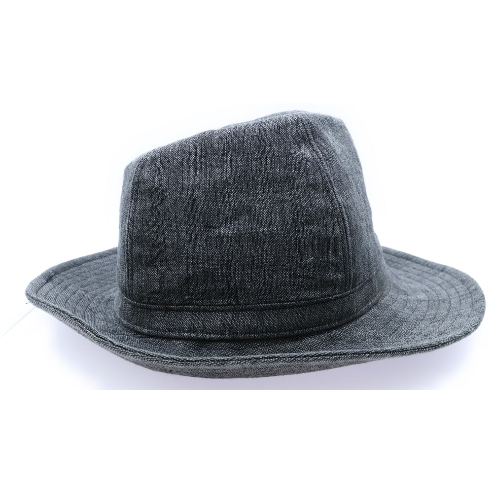 Yohji Yamamoto POUR HOMME(ヨウジヤマモト プールオム) リネン フェドラハット 帽子 グレー H0-H05-308