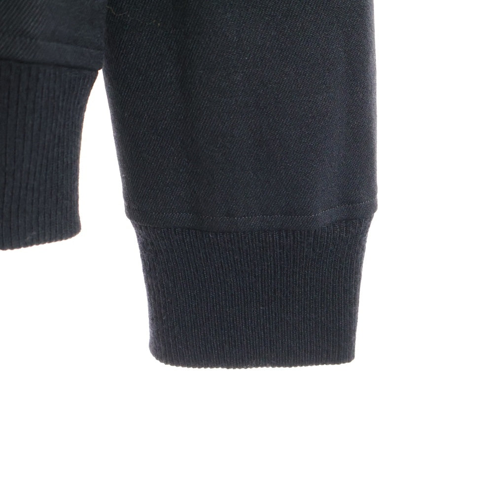 Ground Y(グラウンドワイ) SAMPLE サンプル 裏地総柄 ウール ダブルジップブルゾン ジャケット ブラック