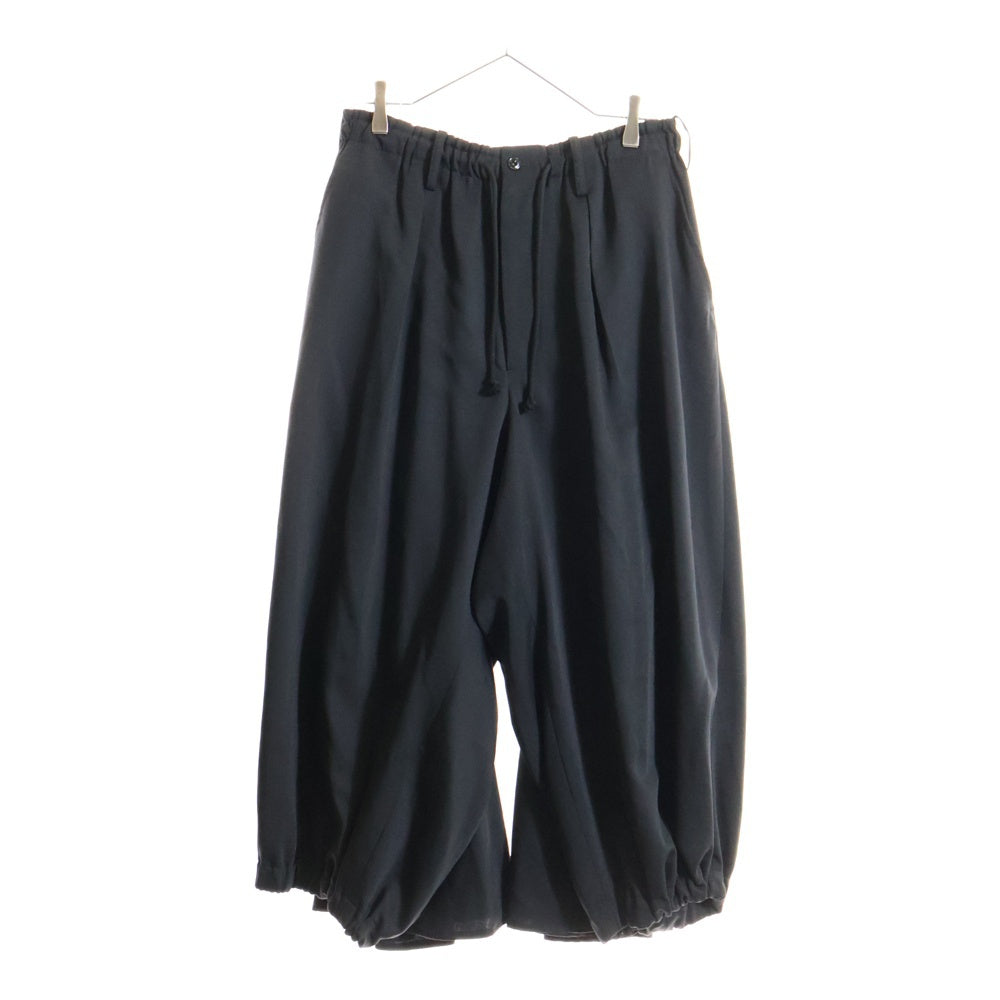 Ground Y(グラウンドワイ) ウール サルエル パンツスカート カバーパンツ ブラック GY-P08-100