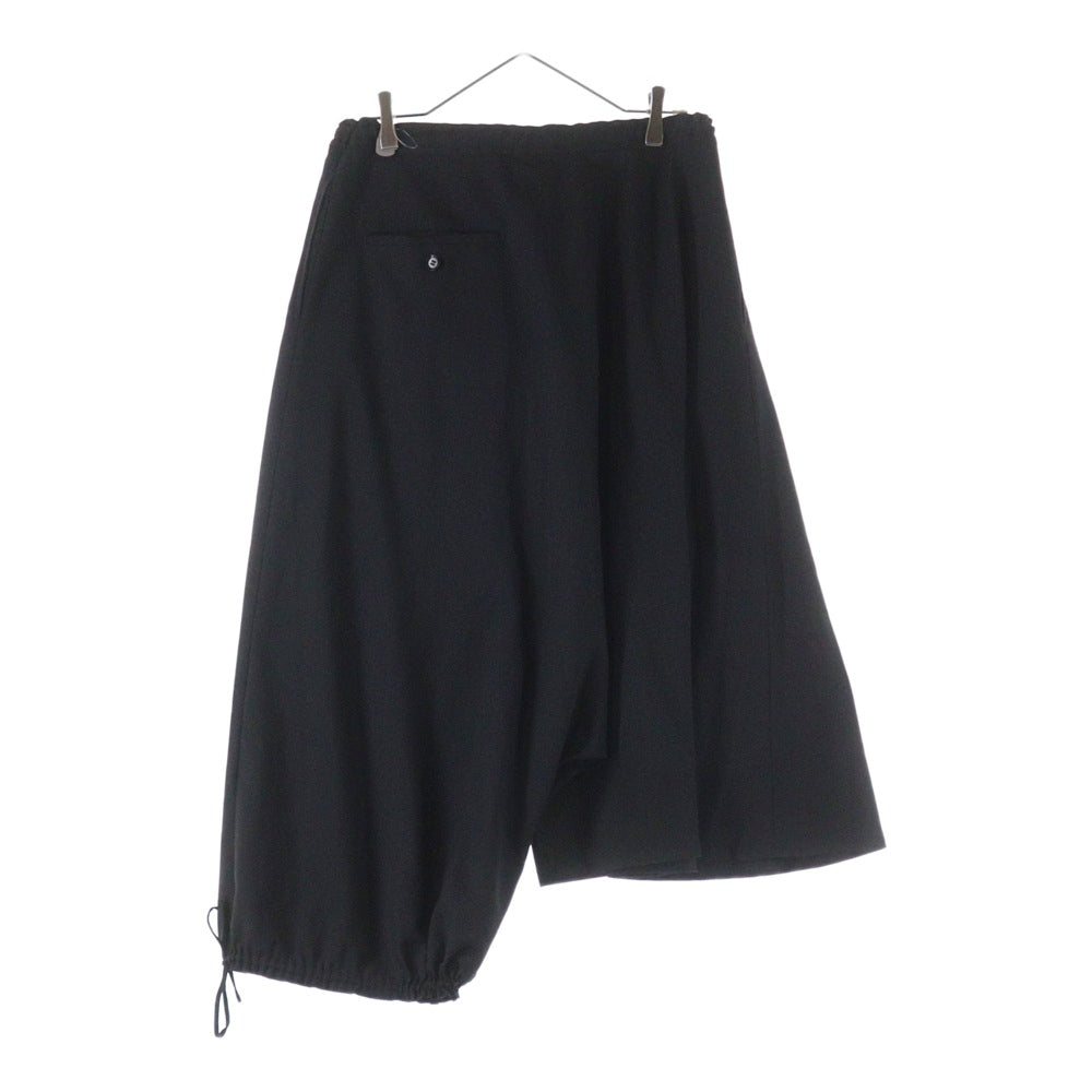 Ground Y(グラウンドワイ) SAMPLE サンプル ドローストリング アシンメトリーバルーンパンツ ブラック