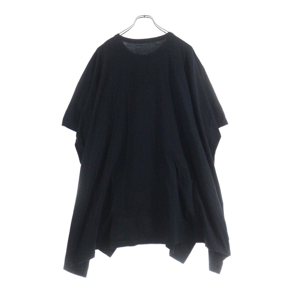 Ground Y(グラウンドワイ) SAMPLE サンプル スリット入り オーバーサイズドカットソー 半袖Tシャツ ブラック GG-T-14-040