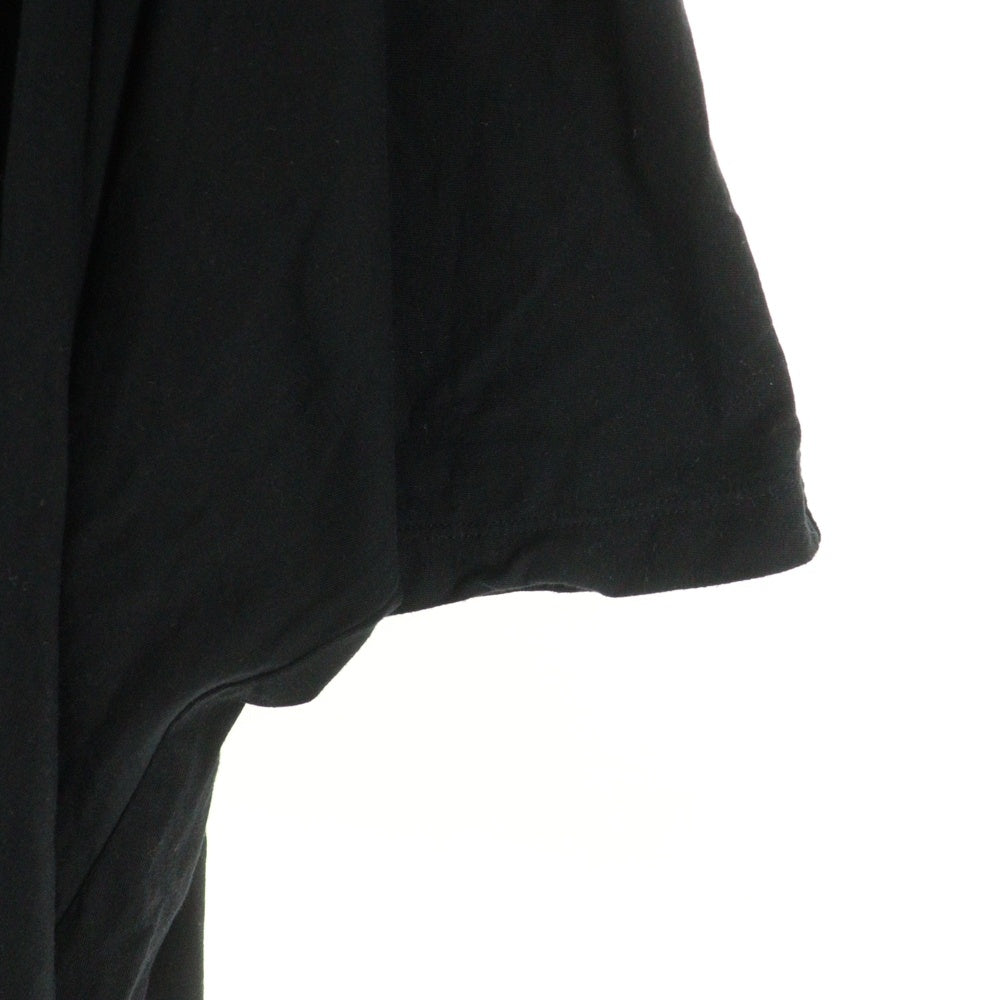 Ground Y(グラウンドワイ) SAMPLE サンプル スリット入り オーバーサイズドカットソー 半袖Tシャツ ブラック GG-T-14-040