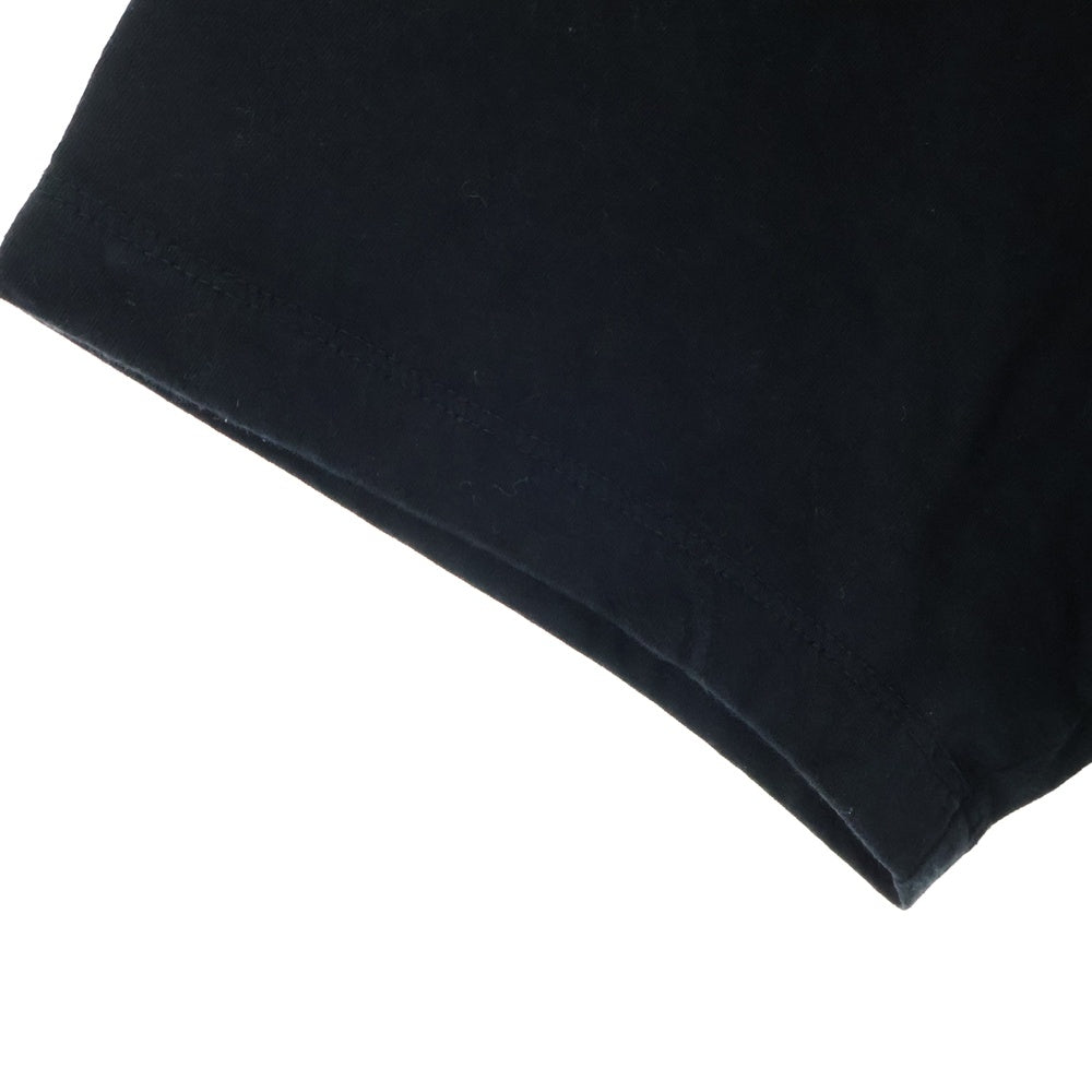 Ground Y(グラウンドワイ) SAMPLE サンプル ジップデザイン オーバーサイズドカットソー 半袖Tシャツ ブラック