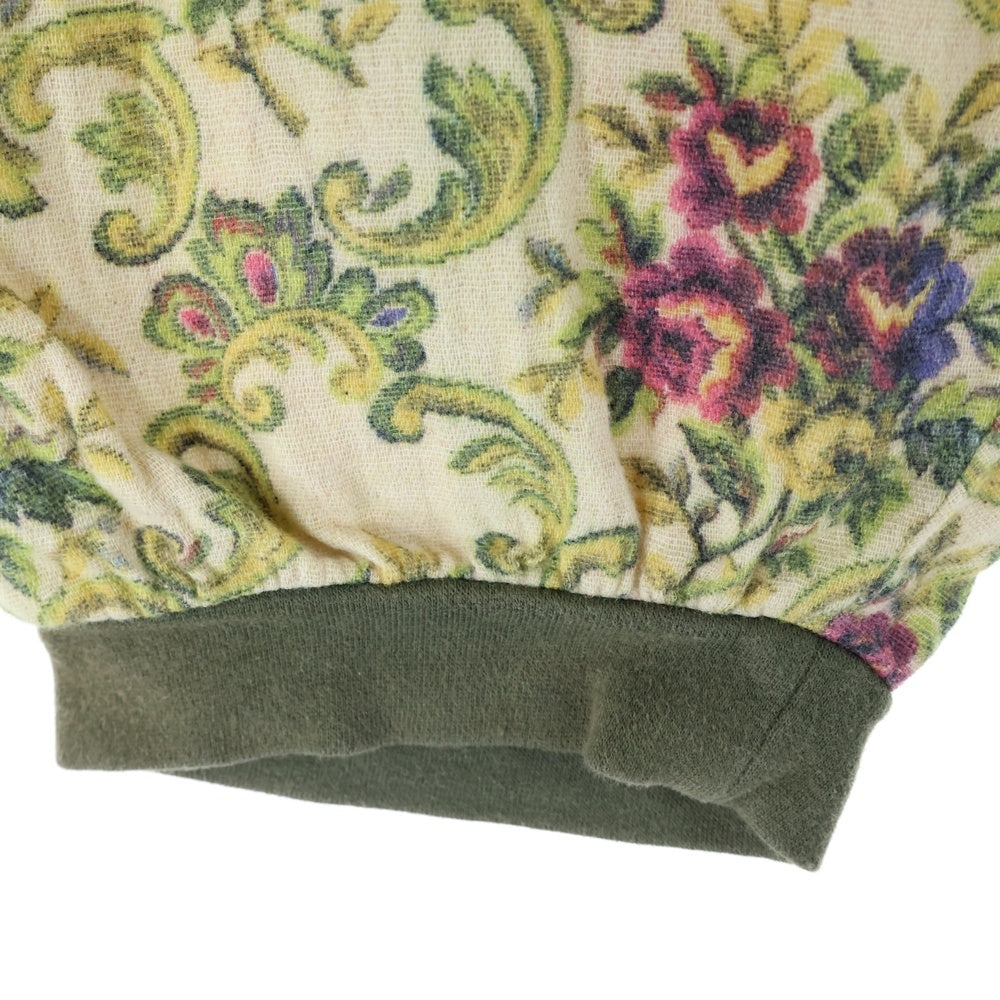 Yohji Yamamoto POUR HOMME(ヨウジヤマモト プールオム) ゴブランリブ フローラル ハーフパンツ ショーツ 総柄 ベージュ HO-P46-036