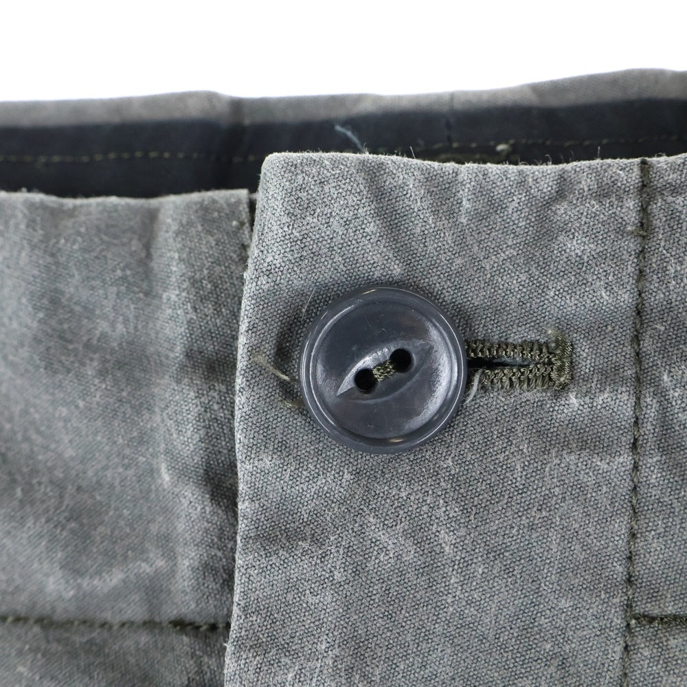 Ground Y(グラウンドワイ) コットン ワイド サルエルパンツ グレー GY-P03-002