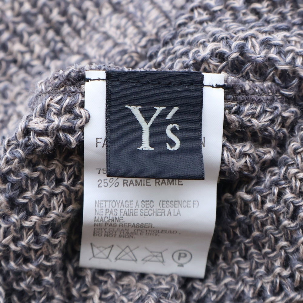 Y's(ワイズ) ニット帽 キャップ ビーニー 帽子 ベージュ MV-H04-380