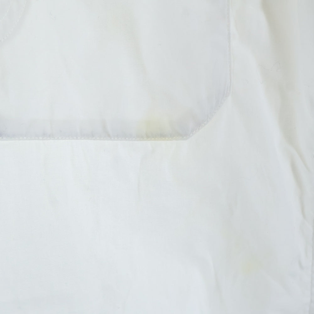 Ground Y(グラウンドワイ) フラップ付 長袖ボタンダウンシャツ ホワイト GH-B12-021