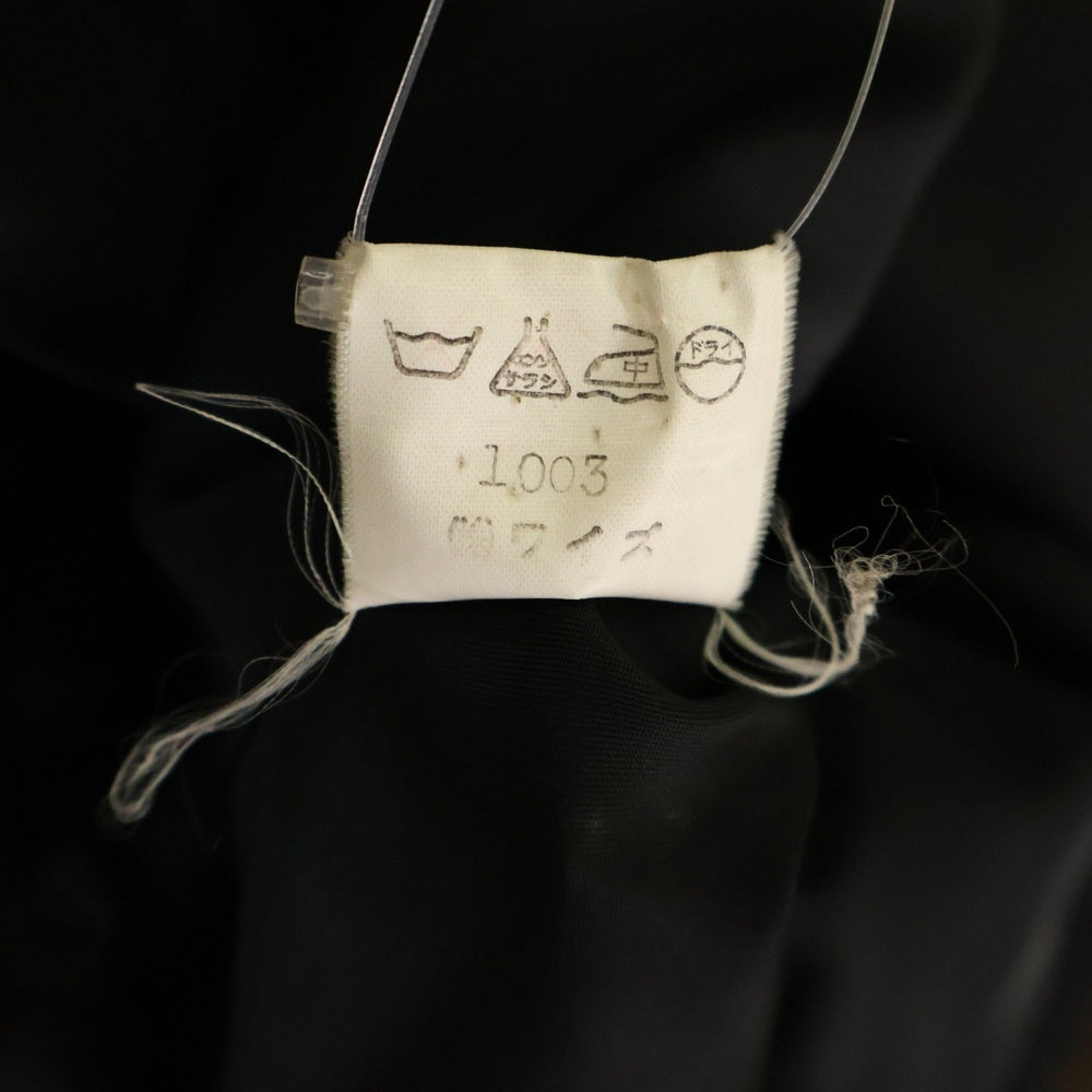 Y's(ワイズ) ビックシルエット ダブルブレスト ピークドラペル ロング ドレープ テーラードジャケット レディース ブラック YN-J54-113