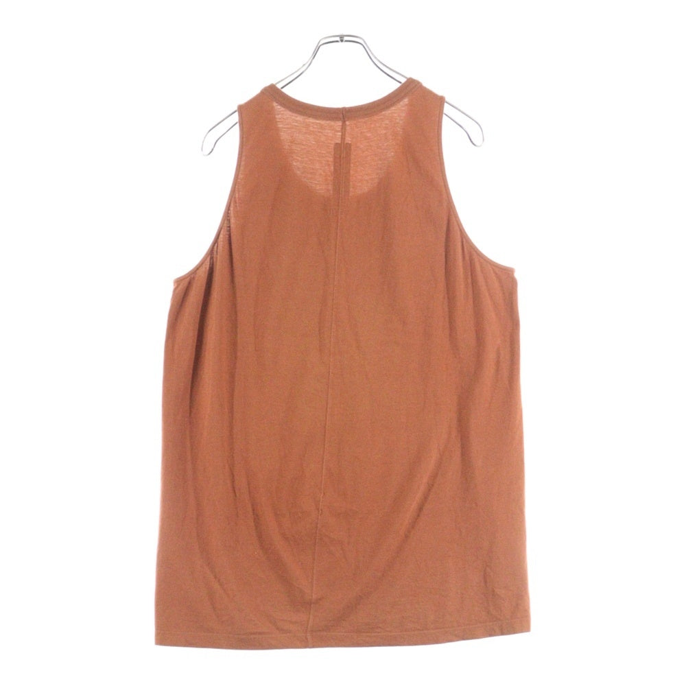 Rick Owens(リックオウエンス) 18AW コットン タンクトップ カットソー オレンジ RU18F1159
