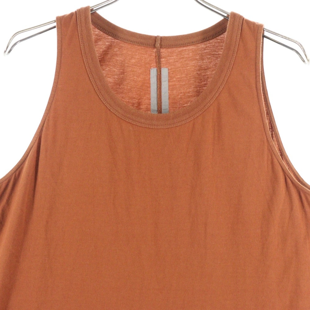 Rick Owens(リックオウエンス) 18AW コットン タンクトップ カットソー オレンジ RU18F1159