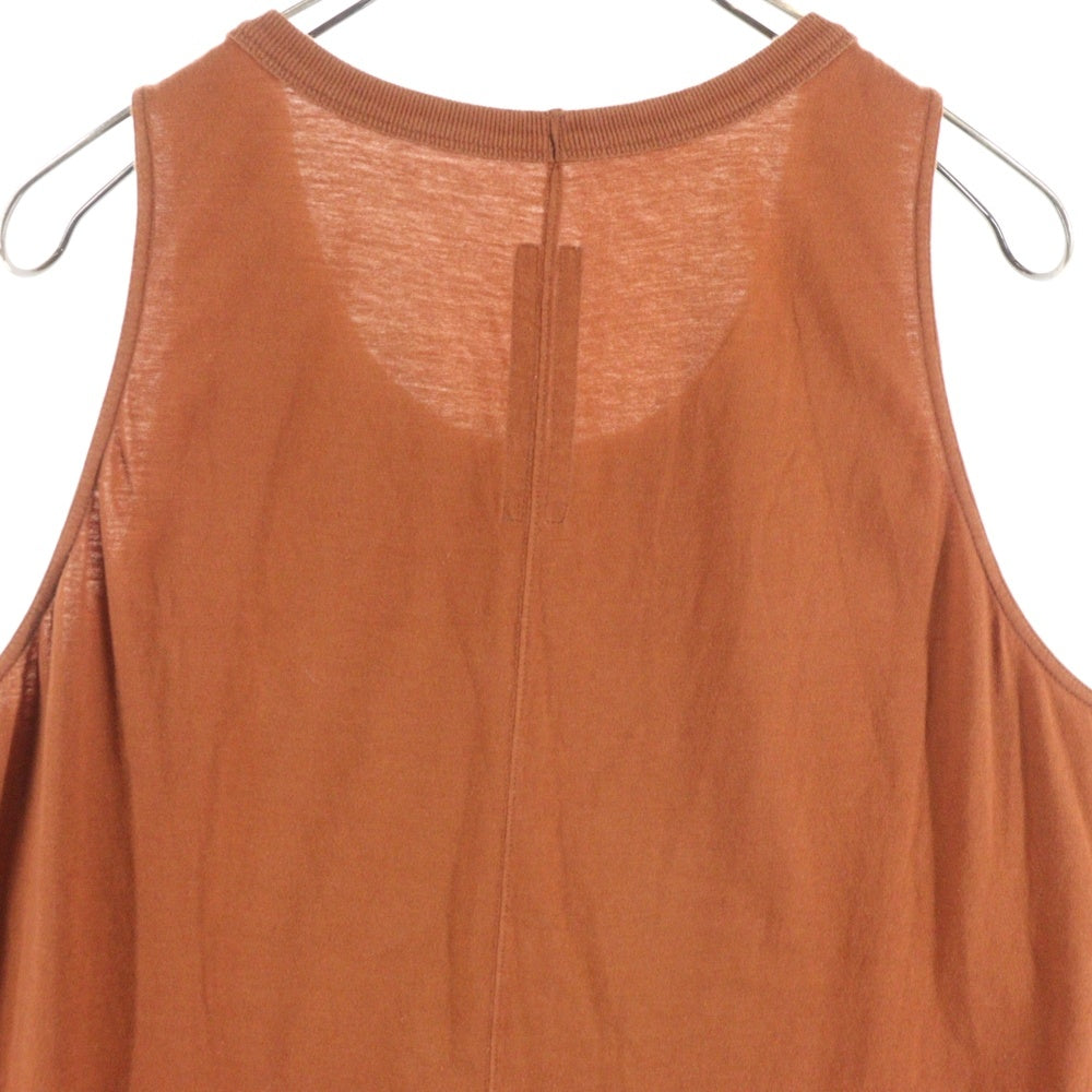 Rick Owens(リックオウエンス) 18AW コットン タンクトップ カットソー オレンジ RU18F1159