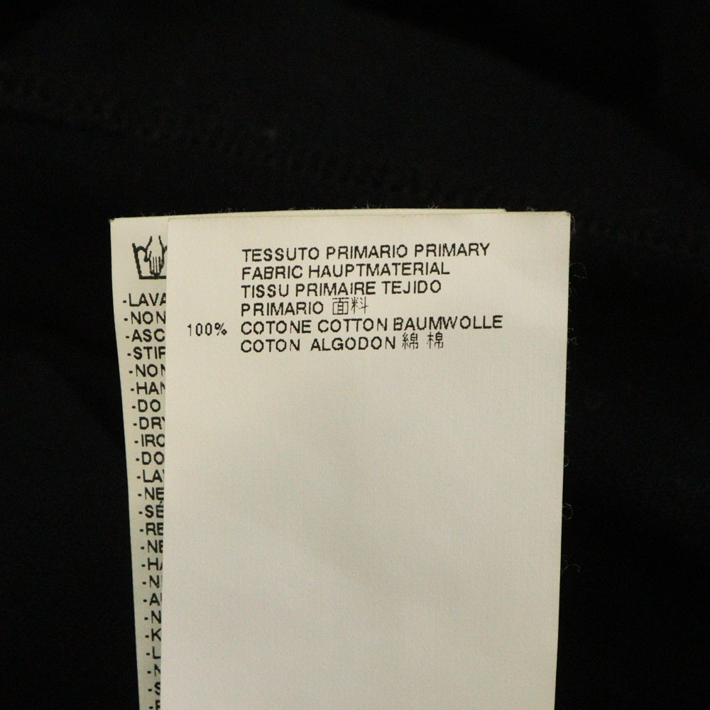 Maison Margiela 1(メゾンマルジェラ) 15SS FLAME T-SHIRT フレイム フロントプリント 半袖Tシャツ カットソー ブラック S31GC0432 S21058