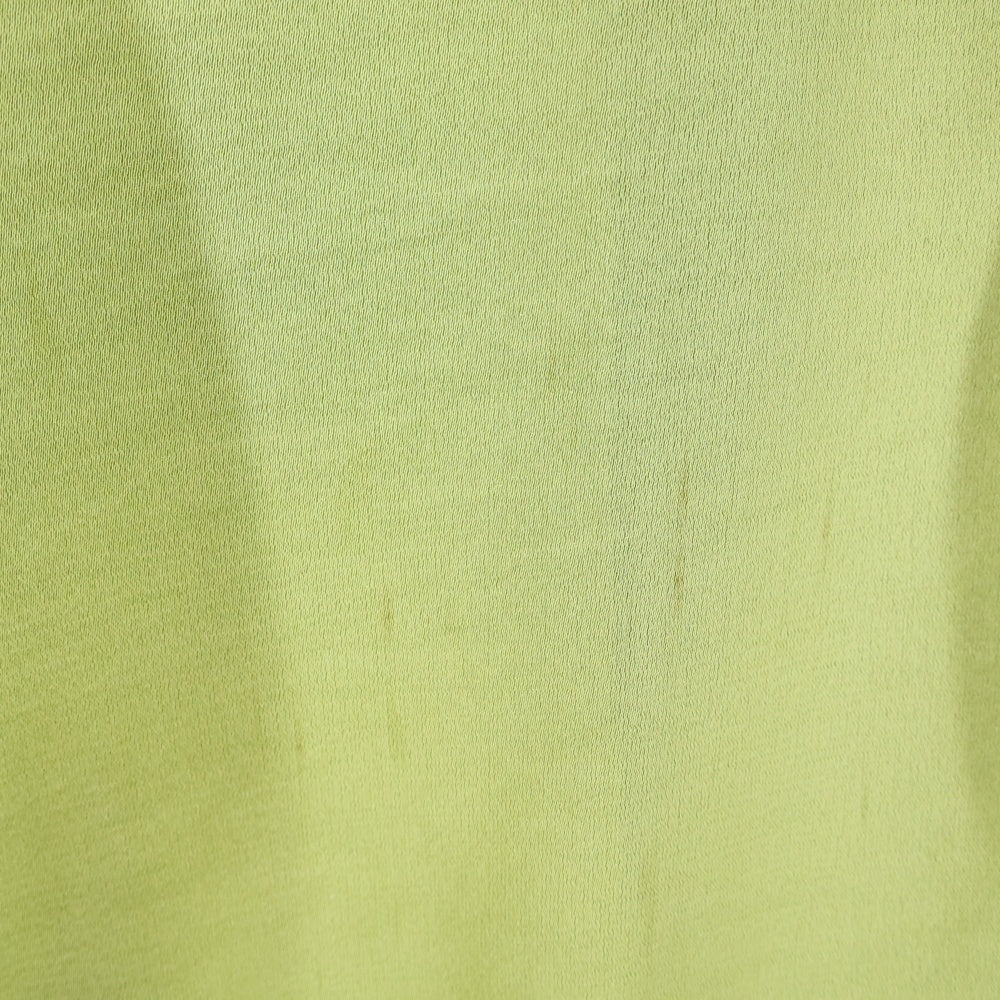 MAISON SPECIAL(メゾンスペシャル ) シャイニーサテンプライム オーバー オープンカラー 半袖シャツ グリーン 11221311243