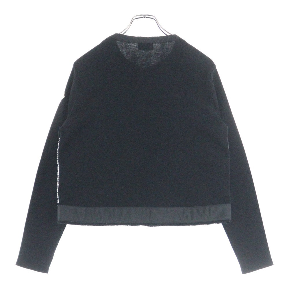MONCLER(モンクレール) 23SS CARDIGAN TRICOT ツイード カーディガン ジャケット レディース ブラック/ホワイト I10939B00015