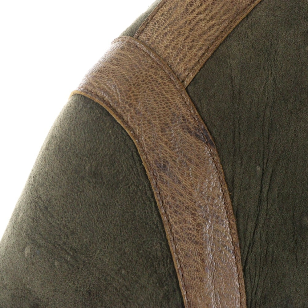 EMPORIO ARMANI(エンポリオアルマーニ) ボア ムートンコート ジャケット カーキ