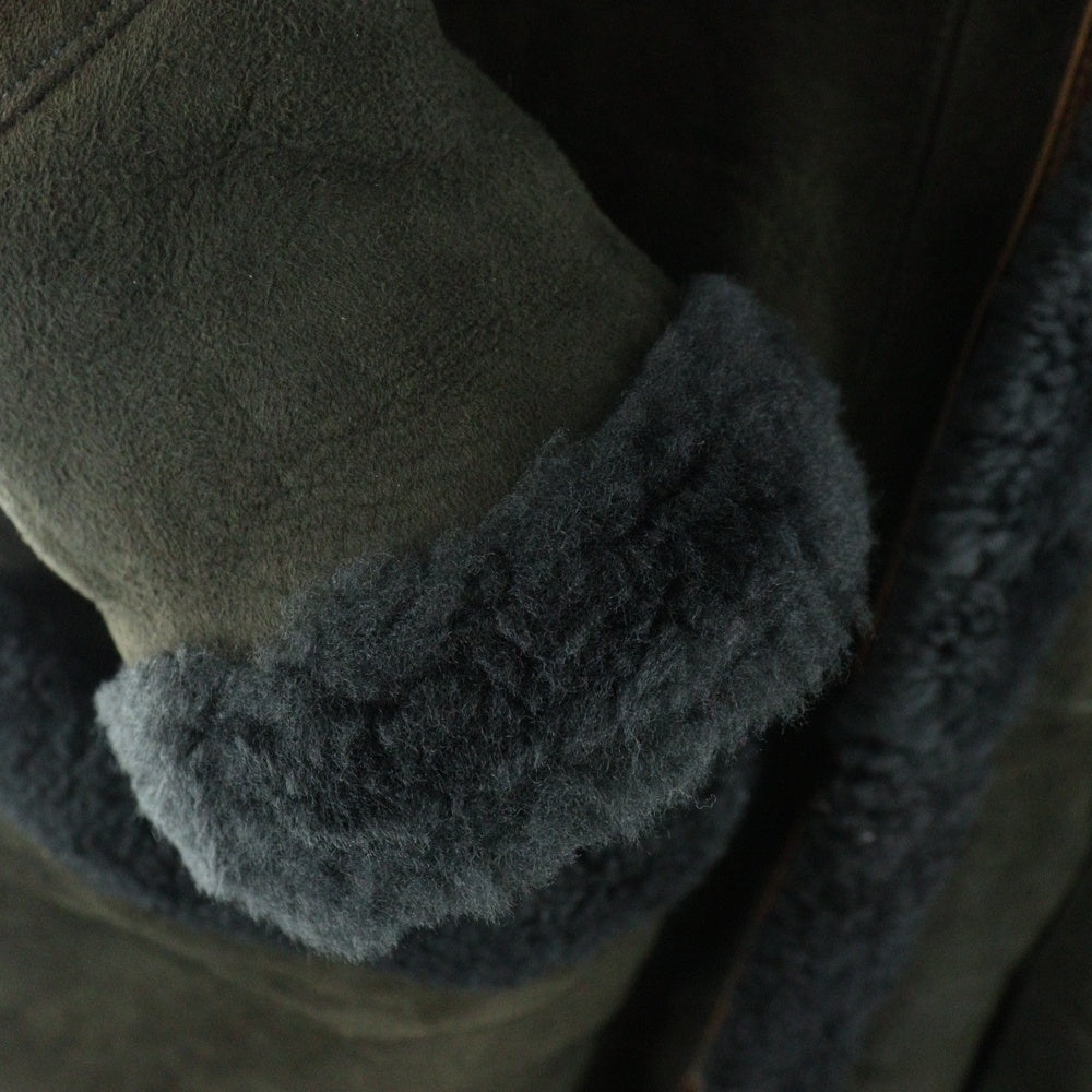 EMPORIO ARMANI(エンポリオアルマーニ) ボア ムートンコート ジャケット カーキ