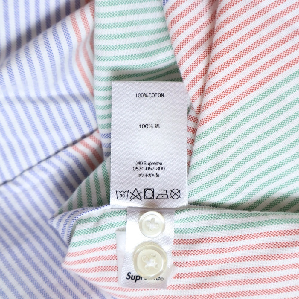 SUPREME(シュプリーム) 20SS Oxford Shirt ストライプ オックスフォード 長袖シャツ マルチカラー