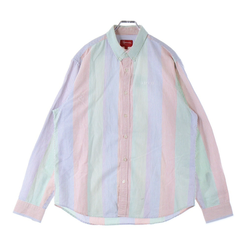 SUPREME(シュプリーム) 20SS Oxford Shirt ストライプ オックスフォード 長袖シャツ マルチカラー