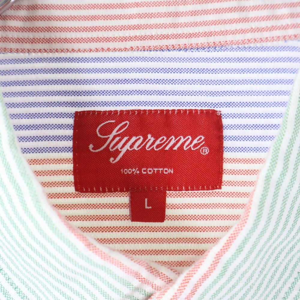 SUPREME(シュプリーム) 20SS Oxford Shirt ストライプ オックスフォード 長袖シャツ マルチカラー