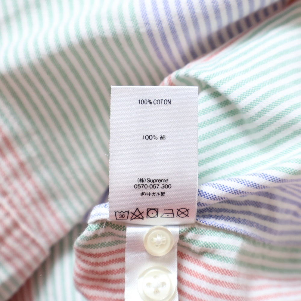 SUPREME(シュプリーム) 20SS Oxford Shirt ストライプ オックスフォード 長袖シャツ マルチカラー